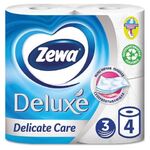 Бумага туалетная 3-х слойная, 4 рулона (4х18 м), белая, ZEWA Deluxe, 3228