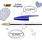Ручки шариковые BIC "Cristal Original", НАБОР 10 шт., СИНИЕ, узел 1 мм, линия письма 0,32 мм, пакет, 830863