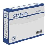Короб архивный с клапаном А4 260х325 мм, 75 мм, переплетный картон, до 750 л., STAFF, 112159