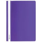Скоросшиватель пластиковый BRAUBERG, А4, 130/180 мкм, фиолетовый, 220388