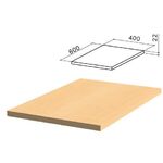 Крышка для тумбы приставной (код 640144) "Монолит", 400х600х22 мм, бук бавария, ТМ02.1