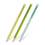 Карандаш чернографитный BRAUBERG "GREEN", 1 шт., HB, пластиковый, корпус ассорти, 181745