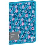 Папка на молнии Berlingo "Flowers" А5+, 600мкм, с рисунком
