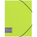 Папка на резинке Berlingo "Fuze" А4, 600мкм, салатовая