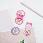 Закладки магнитные для книг, 3шт., 75*115мм, MESHU "Donuts"