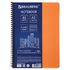 Тетрадь А5, 80 листов, BRAUBERG "Metropolis", спираль пластиковая, клетка, обложка пластик, ОРАНЖЕВЫЙ, 403400