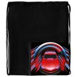 Мешок для обуви ЮНЛАНДИЯ, карман на молнии, 33х42 см, "High speed", 271055