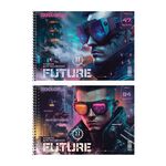 Альбом для рисования 32л., А4, на гребне ArtSpace "Стиль. Сyberpunk"