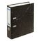 Папка-регистратор OfficeSpace 70мм, разборная, мрамор, черная, нижний метал. кант