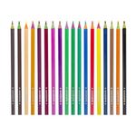 Карандаши цветные ЮНЛАНДИЯ "КАРНАВАЛ", 18 цветов, пластиковые, заточенные, трехгранный корпус, 181685