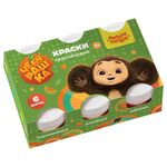 Краски пальчиковые Мульти-Пульти "Чебурашка - Мои первые пальчиковые краски", 06 цветов, 210мл, для малышей, 1+, картон