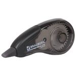 Корректирующая лента BRAUBERG "Design One", 5 мм х 6 м, черный корпус, в блистере, 225589