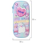 Пенал BRAUBERG, 1 отделение, 1 откидная планка, EVA 3D, 22х10х5 см, "Humster", 270702