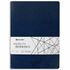 Тетрадь 60 л. в линию обложка гладкий кожзам, сшивка, B5 (179х250мм), ТЕМНО-СИНИЙ, BRAUBERG VIVA, 403902