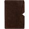 Кардхолдер OfficeSpace, 3 отделения, 10*7см, натуральная кожа, коричневый