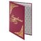 Папка адресная бумвинил "ПОЗДРАВЛЯЕМ!", А4, бордовая, индивидуальная упаковка, STAFF "Basic", 129578
