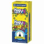 Ручки капиллярные (линеры) 12 ЦВЕТОВ CENTROPEN "Happy Liner", линия письма 0,3 мм, 2521/12, 2 2521 1202