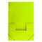 Папка на резинках BRAUBERG "Neon", неоновая, зеленая, до 300 листов, 0,5 мм, 227460