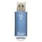 Флеш-диск 16 GB, SMARTBUY V-Cut, USB 2.0, металлический корпус, синий, SB16GBVC-B