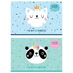 Альбом для рисования 40л., А4, на скрепке ArtSpace "Рисунки. I am", эконом