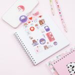 Наклейки гелевые MESHU "Beary beary", 10*22см, 28 наклеек, инд. уп., европодвес