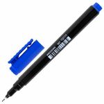 Маркер перманентный STAFF "Profit PM-105", СИНИЙ, тонкий металлический наконечник 0,5 мм, 152171