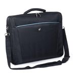 Сумка-портфель BRAUBERG с отделением для ноутбука 17,3", "Sidney", откидная крышка, черная, 44х34х6 см, 240449