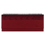 Планинг датированный 2024г., 64л., 330*130мм, кожзам, Berlingo "Vivella Prestige", бордовый