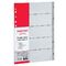Разделитель пластиковый ОФИСМАГ, А4, 5 листов, цифровой 1-5, оглавление, серый, РОССИЯ, 225602