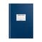 Книга учета OfficeSpace, А4, 144л., клетка, 200*290мм, бумвинил, цвет синий, блок офсетный, наклейка