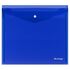 Папка-конверт на кнопке Berlingo "No Secret", А5+, 200мкм, синяя