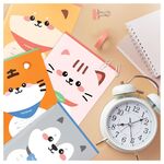 Тетрадь 12л., частая косая линия MESHU "Lovely face"