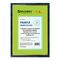 Рамка 21х30 см, пластик, багет 15 мм, BRAUBERG "HIT", синий мрамор с позолотой, стекло, 390705