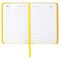 Ежедневник недатированный МАЛЫЙ ФОРМАТ А6 (100x150 мм) BRAUBERG "Select", балакрон, 160 л., желтый, 111684