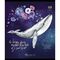 Тетрадь А5, 48 л., ПЗБМ, скоба, клетка, фольга, конгрев, TWIN лак, "Во сне и наяву" (5 видов), 028092