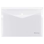 Папка-конверт на кнопке Berlingo "No Secret", А4, 200мкм, матовая