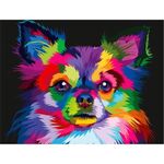 Картина по номерам 40х50 см, ОСТРОВ СОКРОВИЩ "Чихуа-хуа", на подрамнике, акрил, кисти, 663324