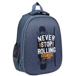 Ранец ArtSpace School Friend "Never Stop" 39*30*18см, 2 отделения, 2 кармана, анатомическая спинка