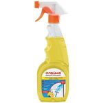 Средство для мытья стекол и зеркал 750 мл, LAIMA PROFESSIONAL "Лимон", распылитель, 604653