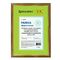Рамка 30х40 см, пластик, багет 30 мм, BRAUBERG "HIT4", орех с двойной позолотой, стекло, 391004