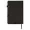 Ежедневник недатированный А5 138x213 мм BRAUBERG "Finest" под кожу, резинка, 136 л., черный, 111869