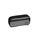 Пенал 1 отделение, 1 карман, 220*95*50 Berlingo "Chess board", полиэстер, откидная планка