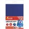 Цветной фетр для творчества, А4, ОСТРОВ СОКРОВИЩ, 5 листов, 5 цветов, толщина 2 мм, оттенки синего, 660641