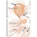 Скетчбук-блокнот для акварели 20л., А5 ArtSpace "Soft color", на гребне, 180г/м2