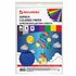 Цветная бумага А4 ЗЕРКАЛЬНАЯ, 8 листов 8 цветов, 80 г/м2, BRAUBERG, 124717
