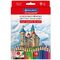 Карандаши цветные мягкие BRAUBERG АКАДЕМИЯ, 18 цветов, шестигранные, грифель 3 мм, 181865