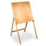 Мольберт напольный "Хлопушка", размер планшета 60x60 см, в собранном виде 60x120x8 см