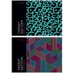 Альбом для рисования 24л., А4, на гребне ArtSpace "Узоры. Pattern on black"