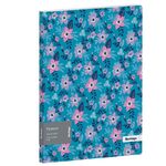 Папка с 30 вкладышами Berlingo "Flowers", 17мм, 600мкм, с внутр. карманом, с рисунком