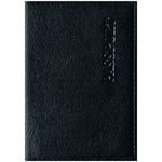 Обложка для паспорта OfficeSpace "Бизнес", кожзам, черный